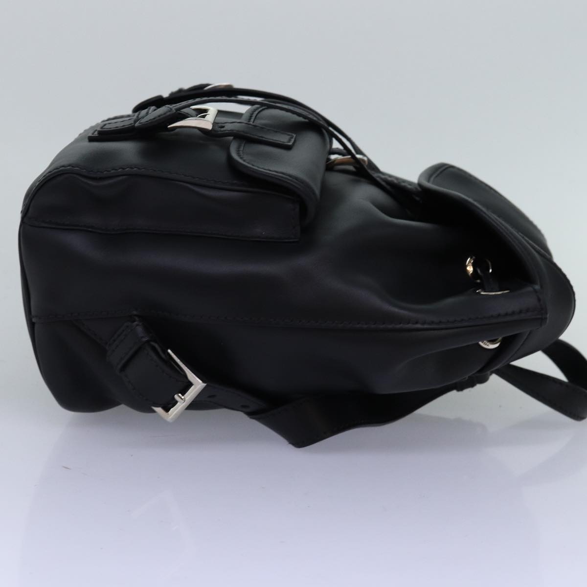 Luxury PradaBackpack Leather Black 74278A