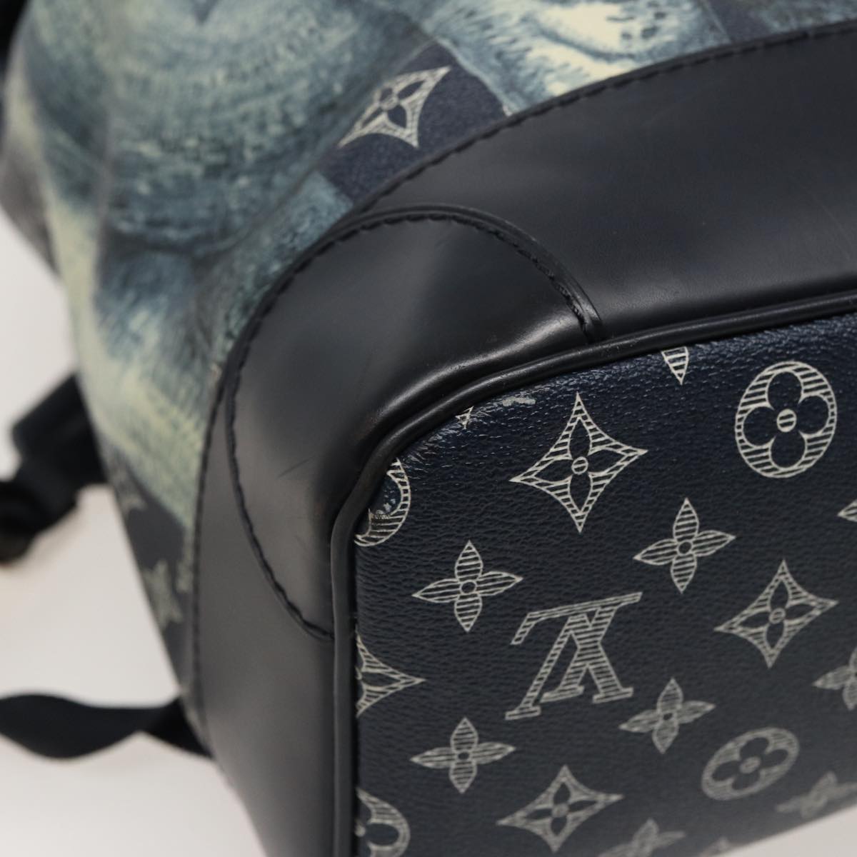 LOUIS VUITTON Monogram Savanna Steamer Backpack Black M54126 LV 74279SA