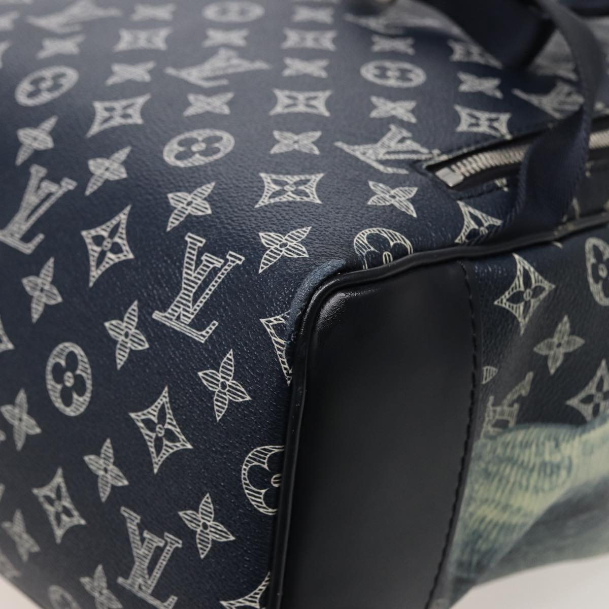 LOUIS VUITTON Monogram Savanna Steamer Backpack Black M54126 LV 74279SA
