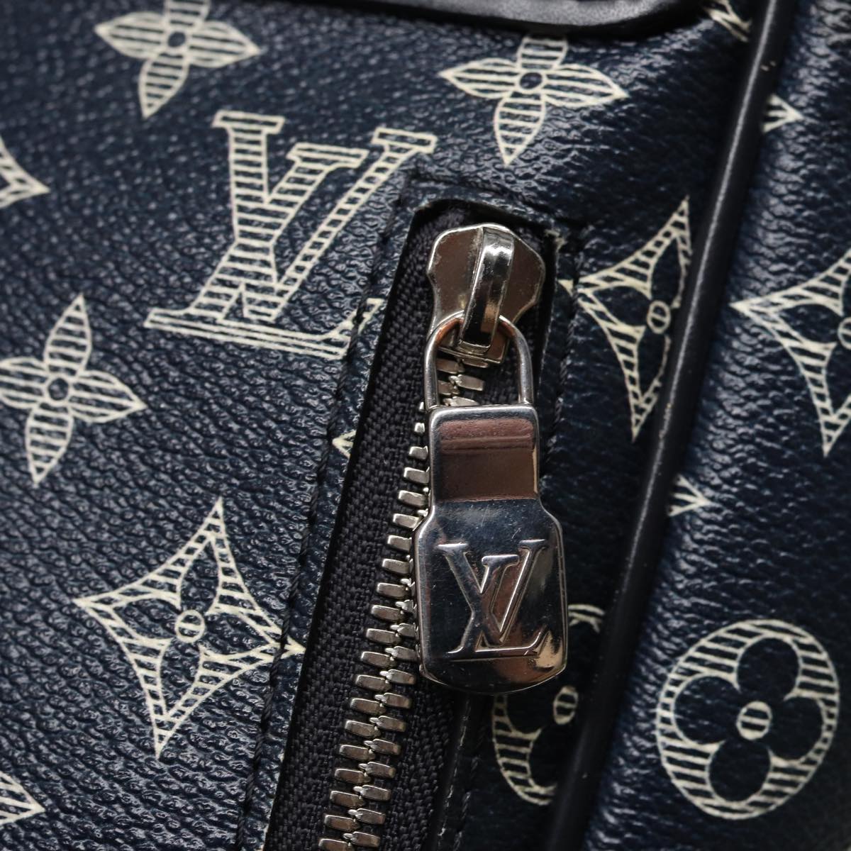 LOUIS VUITTON Monogram Savanna Steamer Backpack Black M54126 LV 74279SA