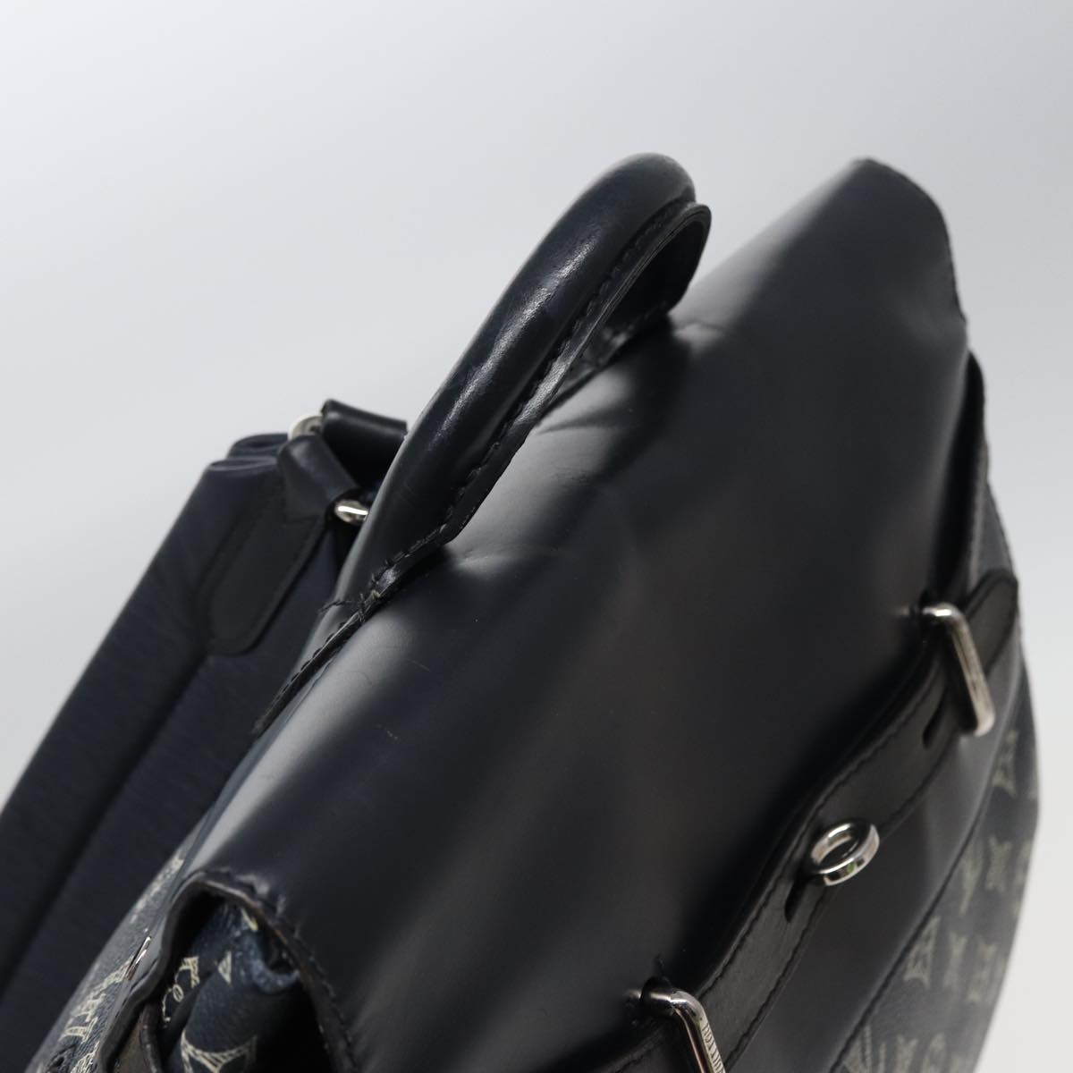 LOUIS VUITTON Monogram Savanna Steamer Backpack Black M54126 LV 74279SA