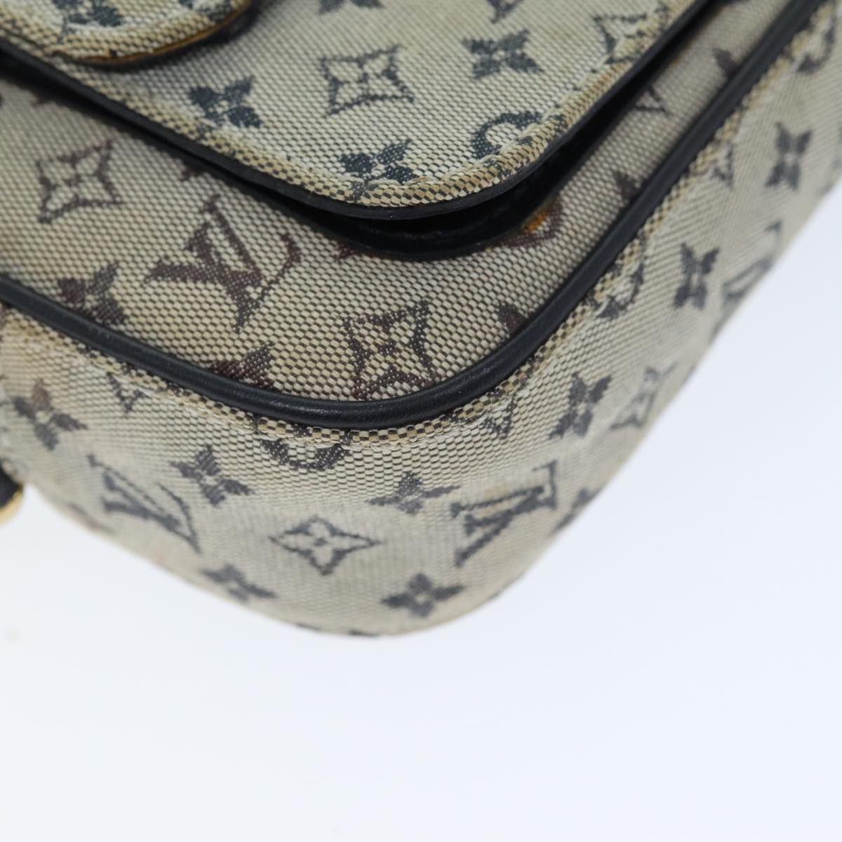 LOUIS VUITTON Monogram Mini Juliet MM Shoulder Bag Blue M92004 LV 74287