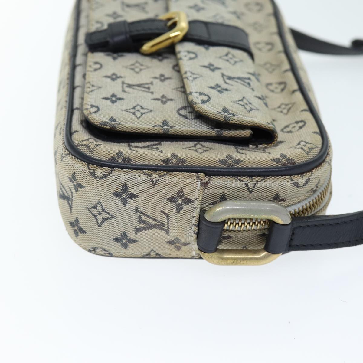 LOUIS VUITTON Monogram Mini Juliet MM Shoulder Bag Blue M92004 LV 74287
