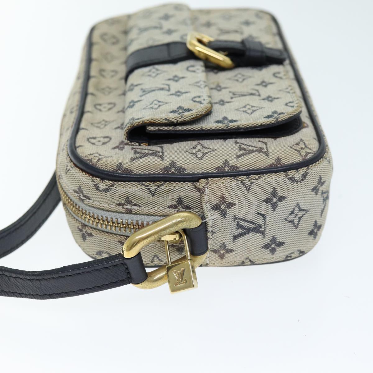 LOUIS VUITTON Monogram Mini Juliet MM Shoulder Bag Blue M92004 LV 74287