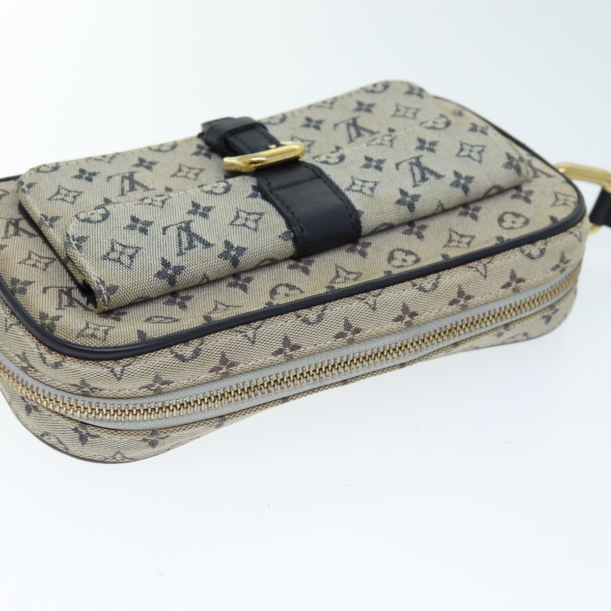 LOUIS VUITTON Monogram Mini Juliet MM Shoulder Bag Blue M92004 LV 74287