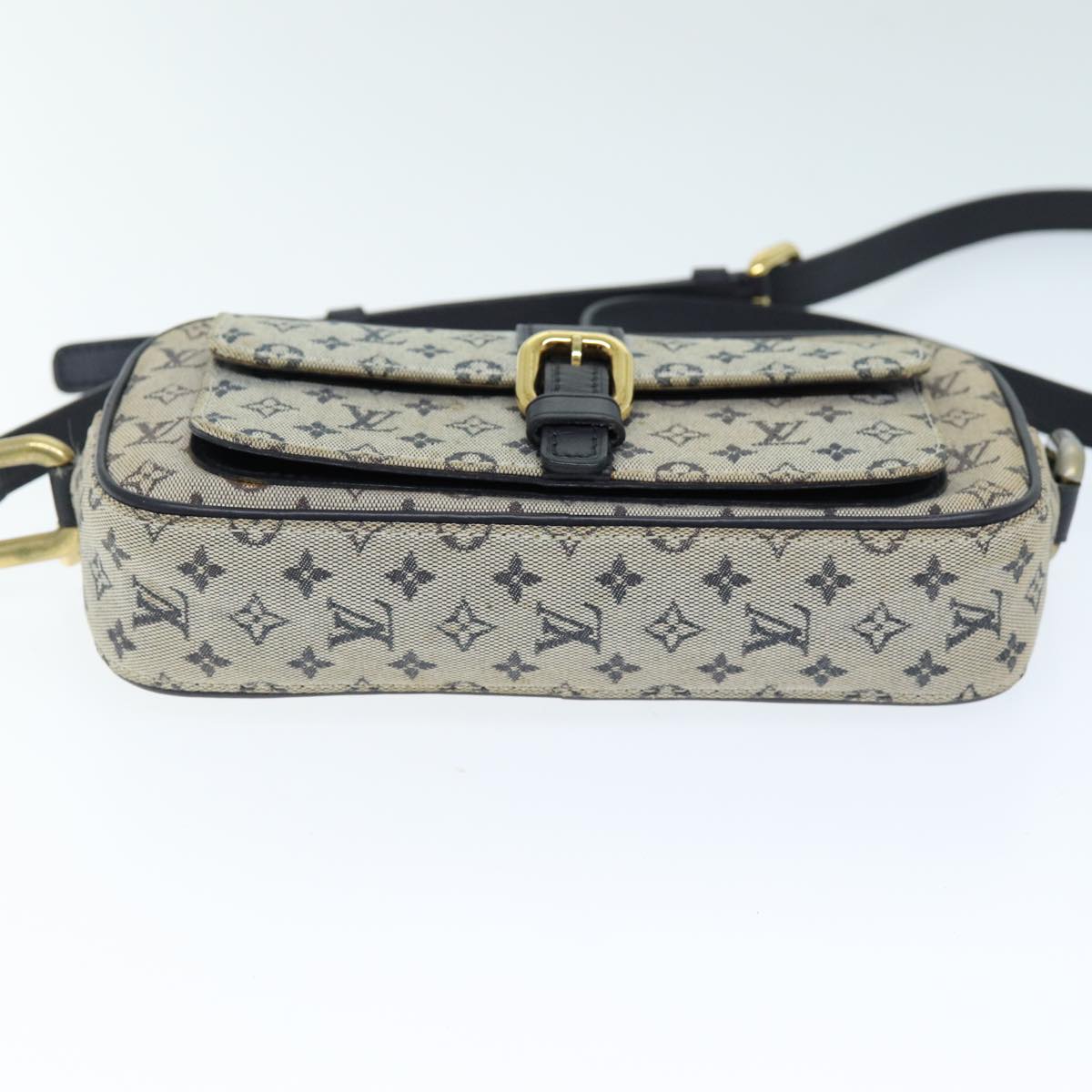LOUIS VUITTON Monogram Mini Juliet MM Shoulder Bag Blue M92004 LV 74287