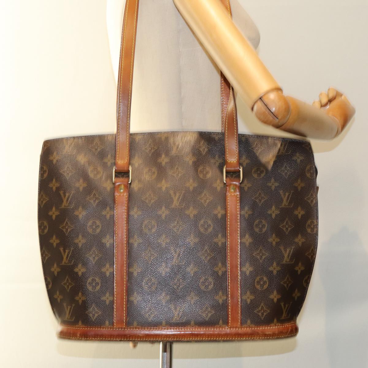 LOUIS VUITTON Monogram Babylone Tote Bag M51102 LV 74288