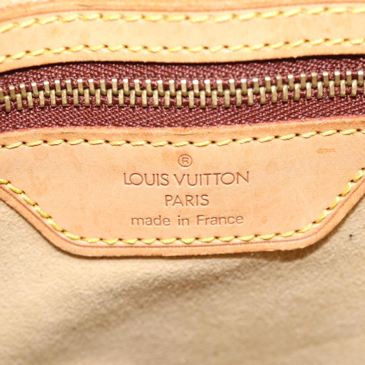 LOUIS VUITTON Nomad Leather Bucket PM Shoulder Bag Beige M85001 LV 74290