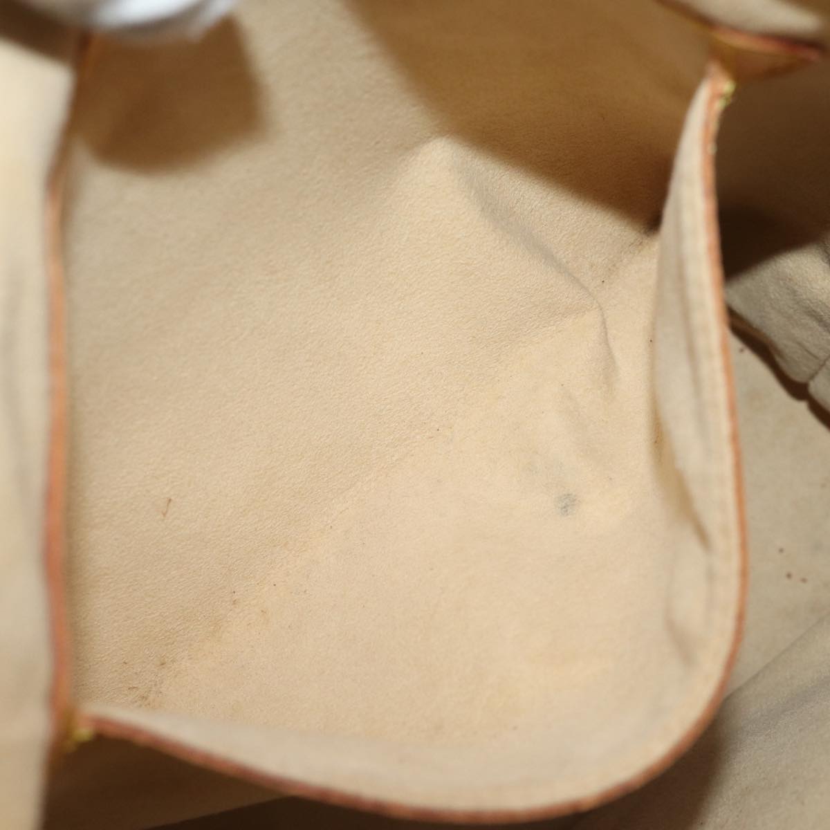 LOUIS VUITTON Nomad Leather Bucket PM Shoulder Bag Beige M85001 LV 74290