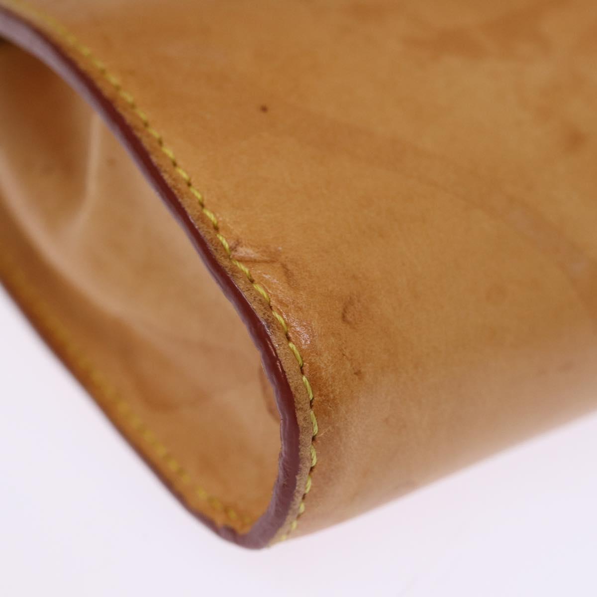LOUIS VUITTON Nomad Leather Bucket PM Pouch Beige LV 74291