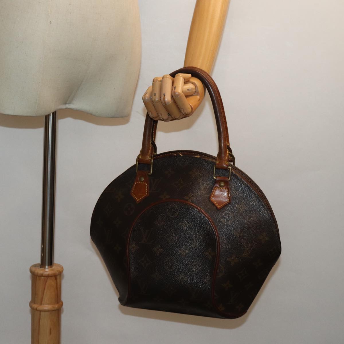 LOUIS VUITTON Monogram Ellipse PM Hand Bag M51127 LV 74296