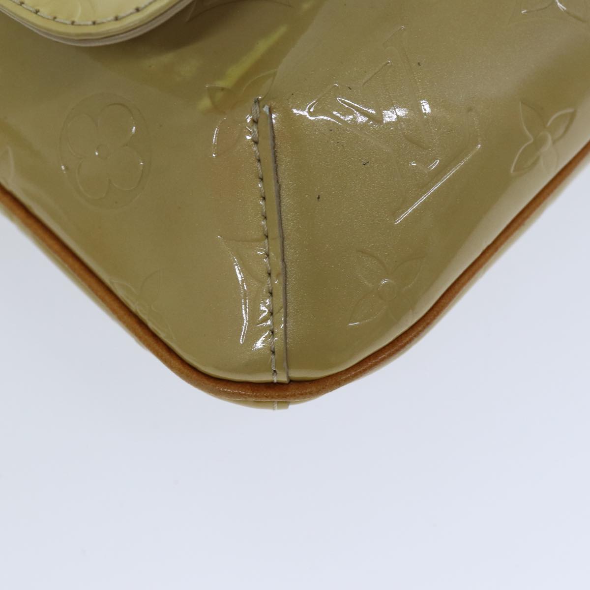 LOUIS VUITTON Monogram Vernis Thompson Street Bag Beige M91301 LV 74299