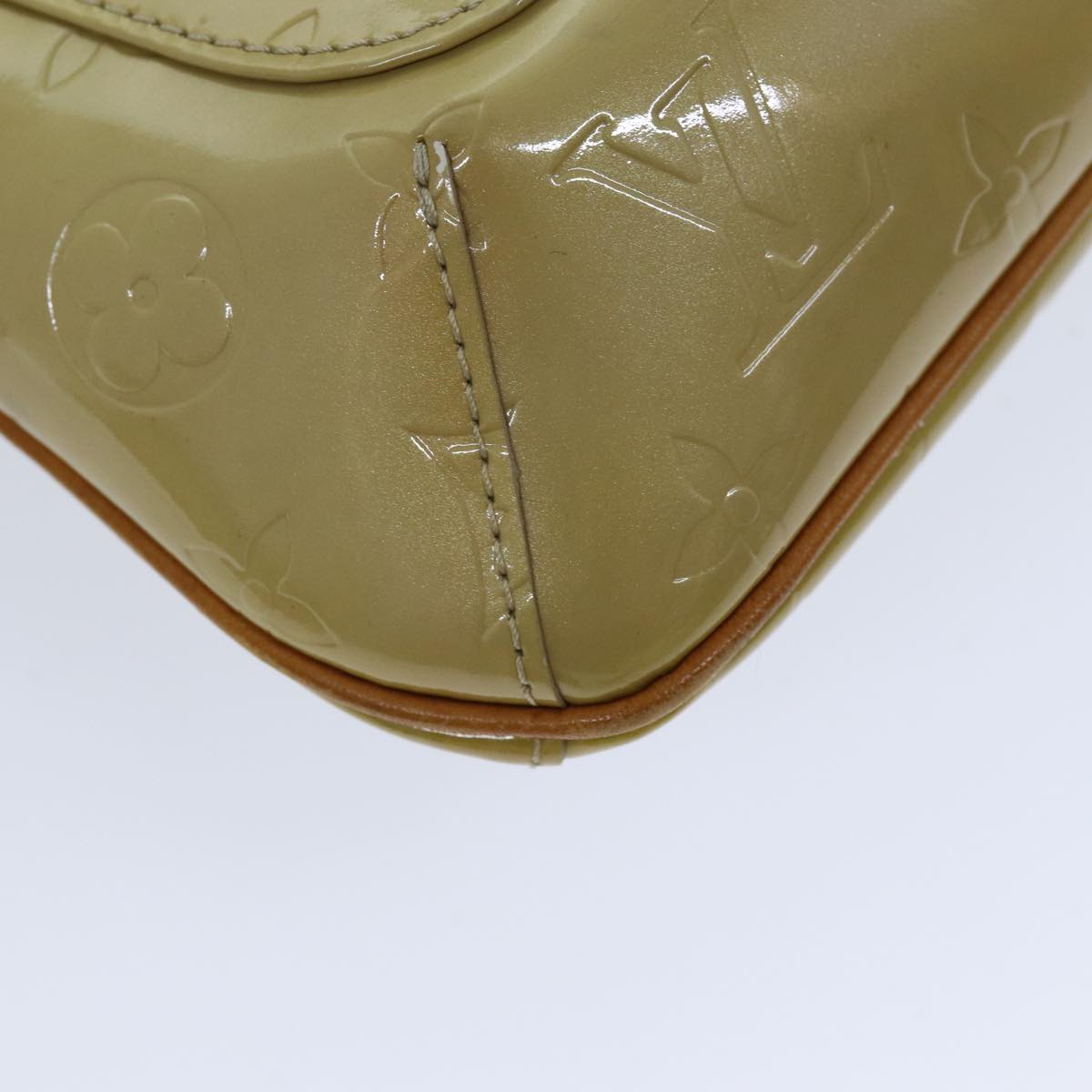 LOUIS VUITTON Monogram Vernis Thompson Street Bag Beige M91301 LV 74299