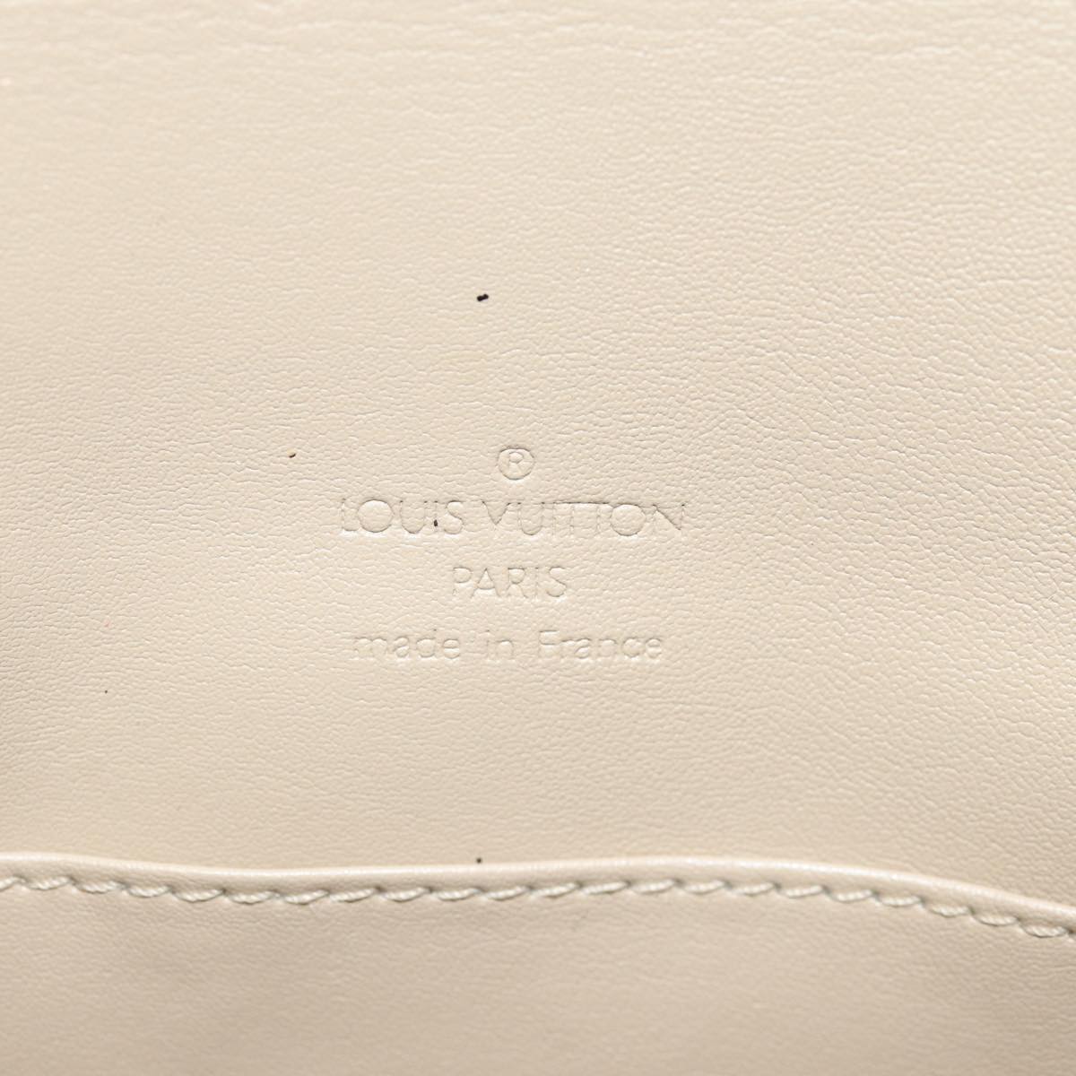 LOUIS VUITTON Monogram Vernis Thompson Street Bag Beige M91301 LV 74299