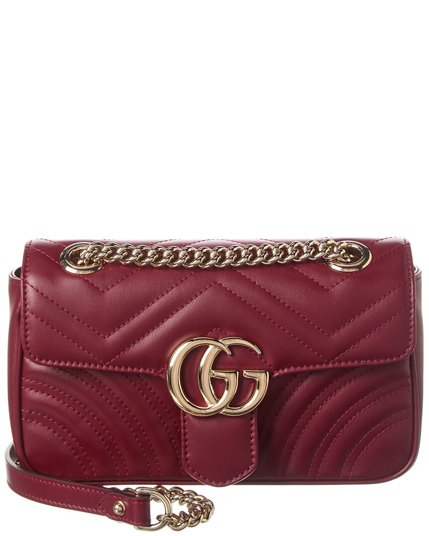 Luxury Gucci Trending 2025 GG Marmont Mini Matelasse Leather Shoulder Bag