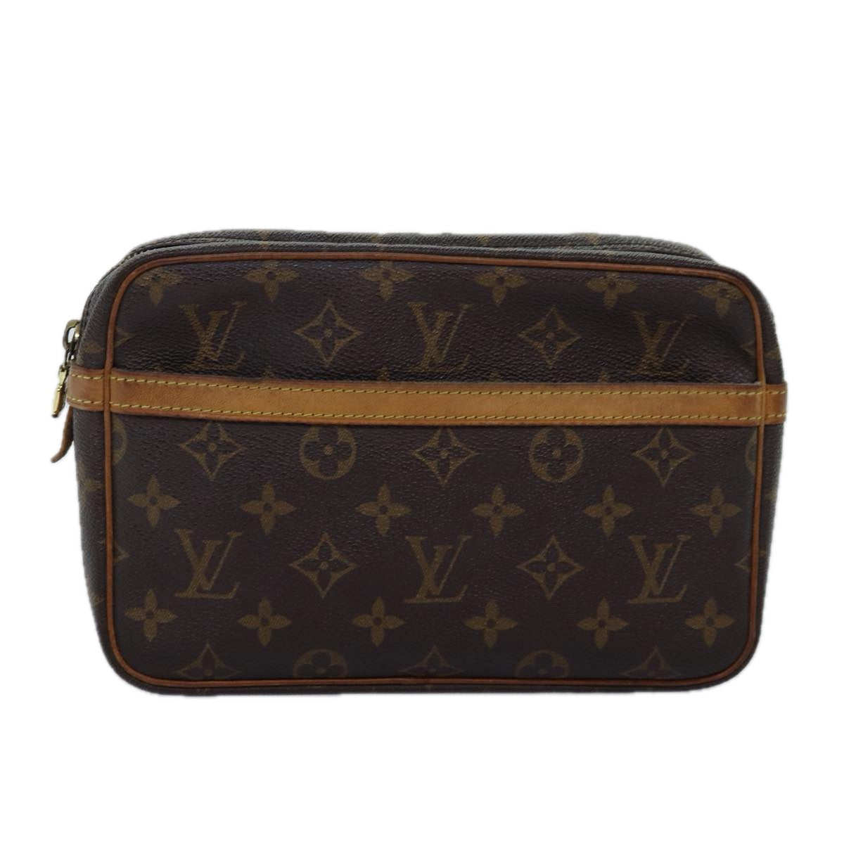 LOUIS VUITTON Monogram Compiegne 23 Clutch Bag M51847 LV 74300