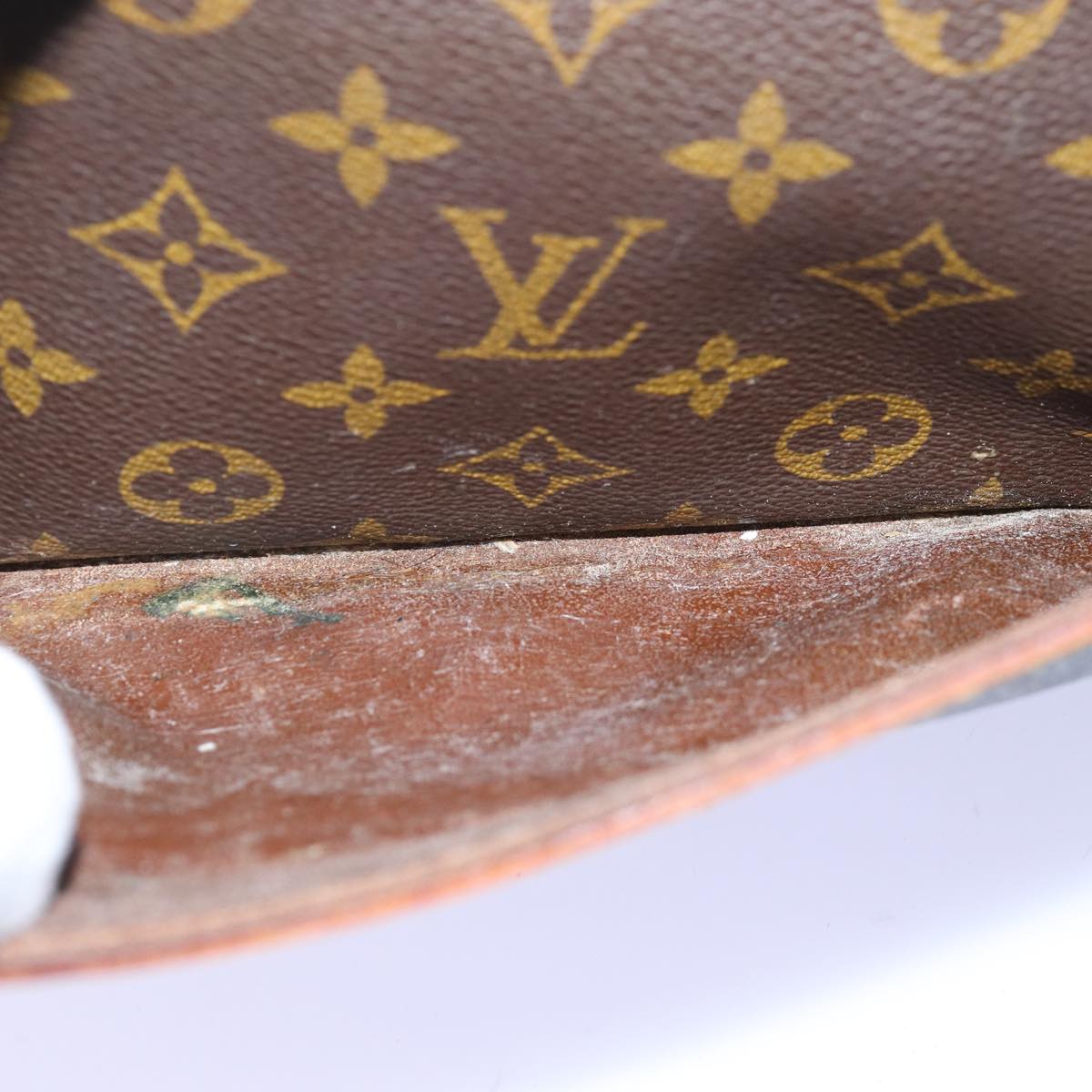 LOUIS VUITTON Monogram Compiegne 28 Clutch Bag M51845 LV 74302