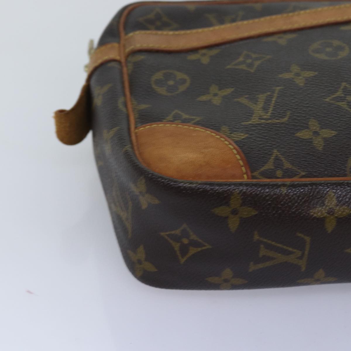 LOUIS VUITTON Monogram Compiegne 28 Clutch Bag M51845 LV 74302