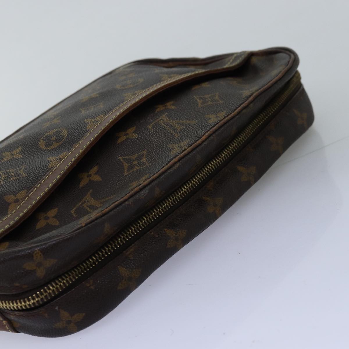 LOUIS VUITTON Monogram Compiegne 28 Clutch Bag M51845 LV 74303
