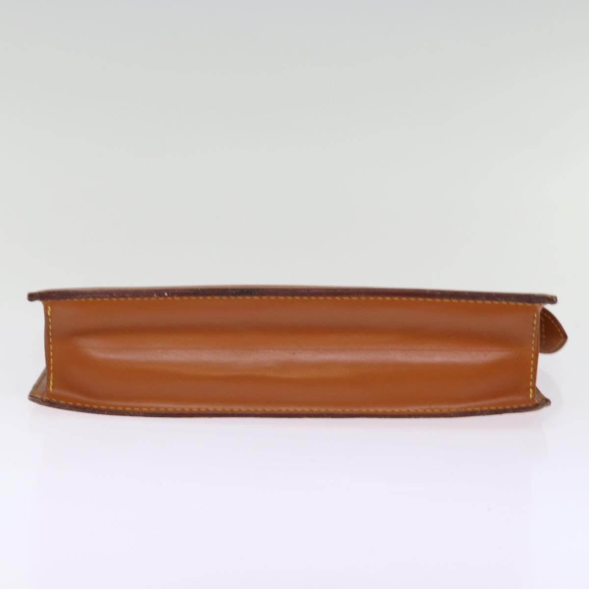 LOUIS VUITTON Epi Pochette Homme Bag Brown Zipang gold M52528 LV 74311
