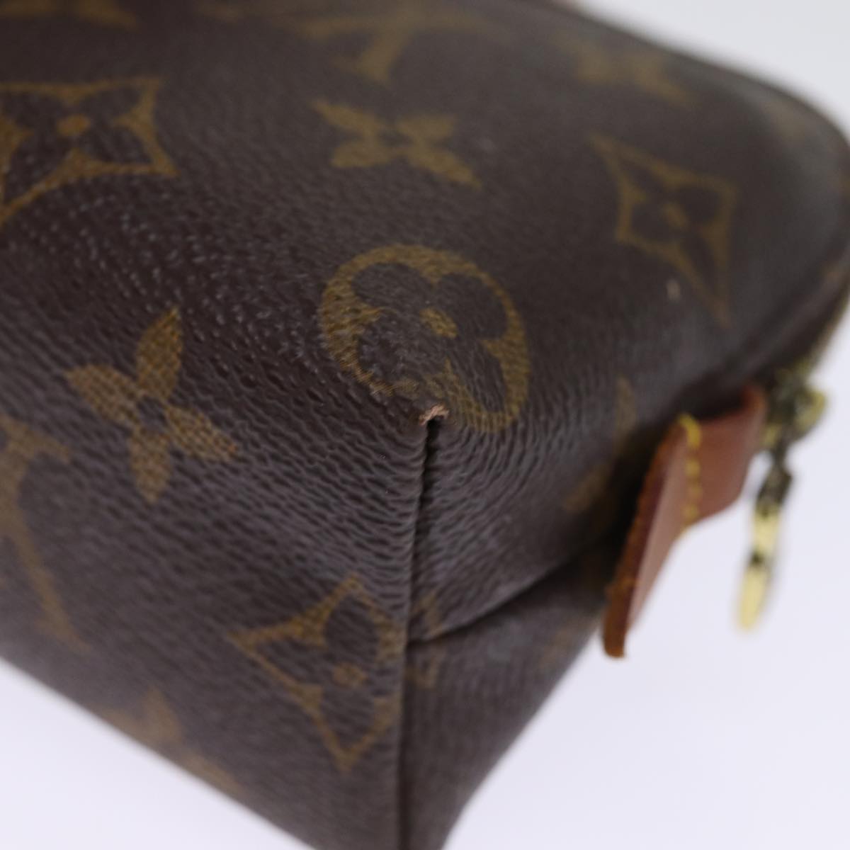 LOUIS VUITTON Monogram Pochette Cosmetic PM Cosmetic Pouch M47515 LV 74320