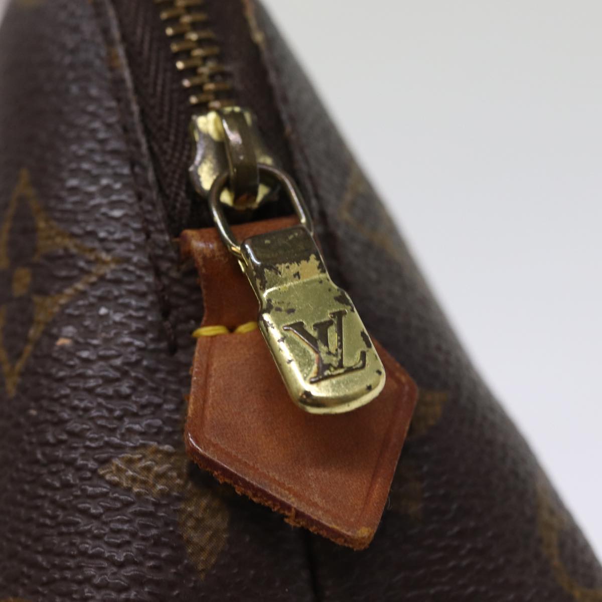 LOUIS VUITTON Monogram Pochette Cosmetic PM Cosmetic Pouch M47515 LV 74320