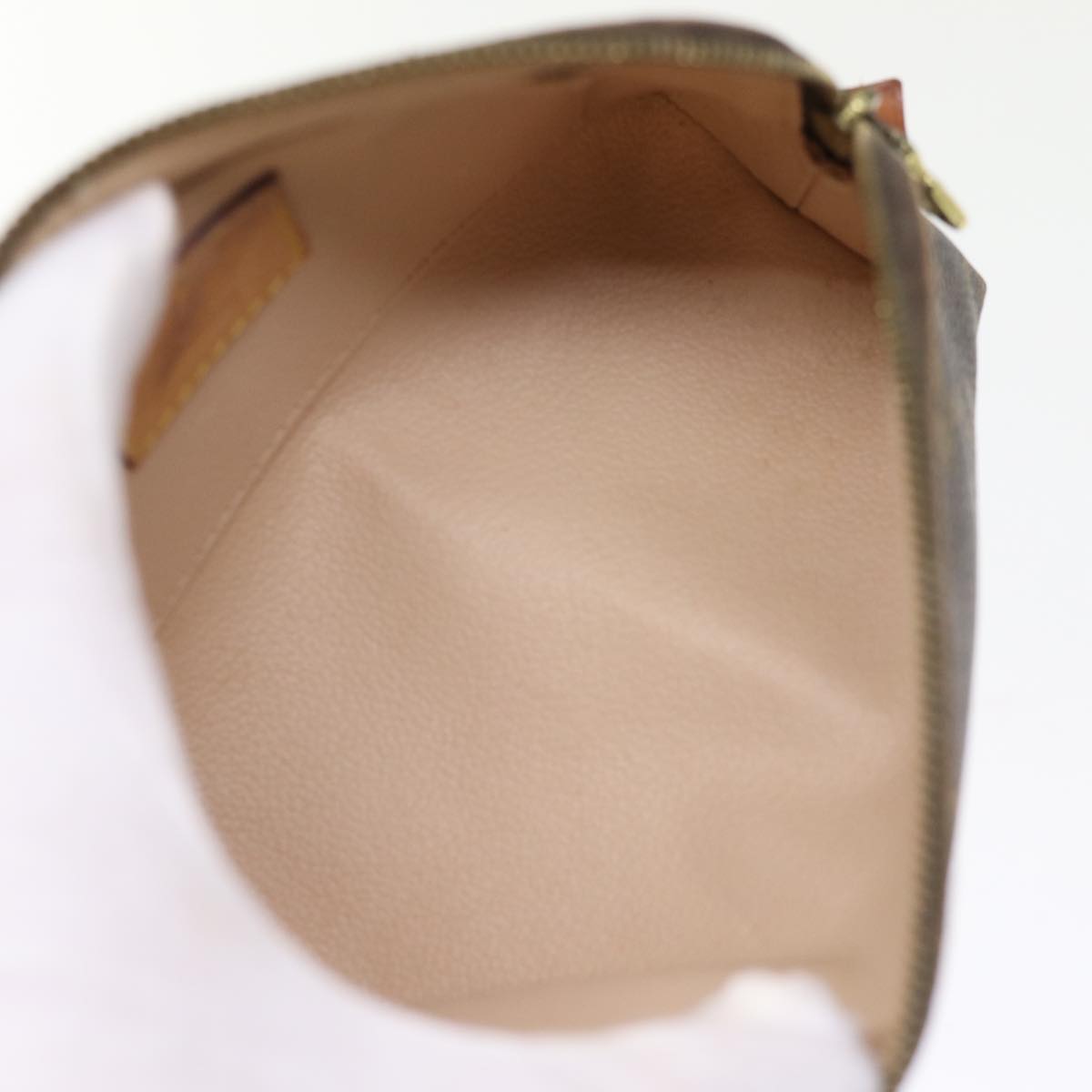 LOUIS VUITTON Monogram Pochette Cosmetic PM Cosmetic Pouch M47515 LV 74320