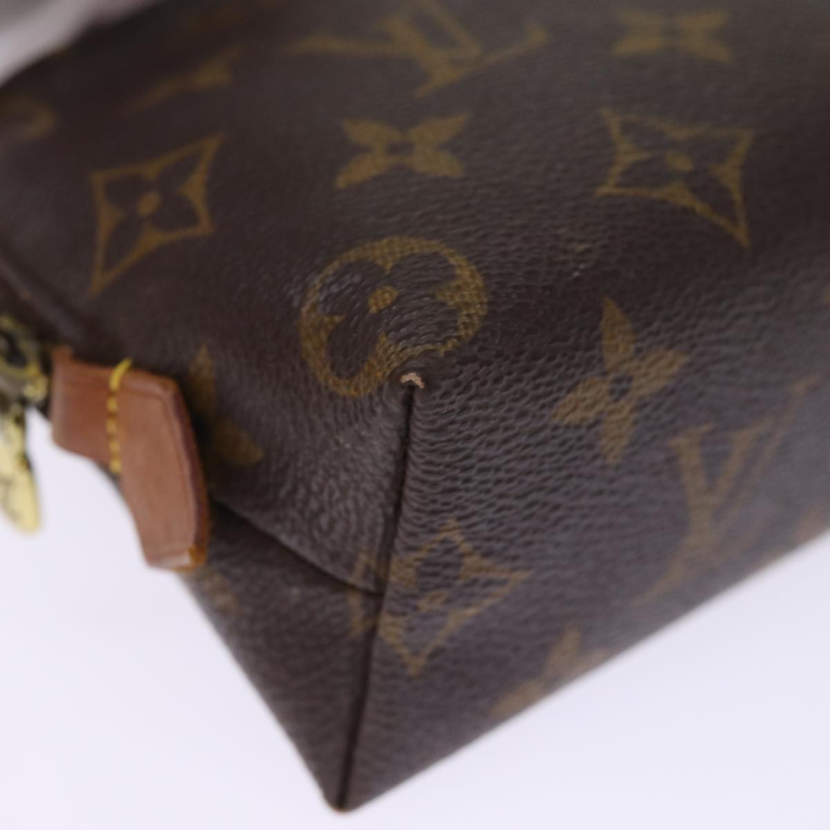 LOUIS VUITTON Monogram Pochette Cosmetic PM Cosmetic Pouch M47515 LV 74320