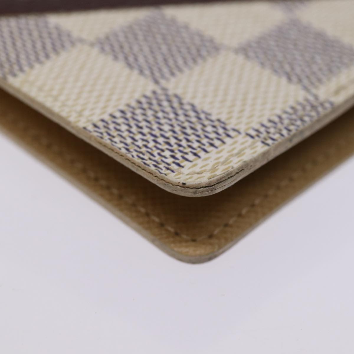 LOUIS VUITTON Damier Azur Agenda PM Day Cover Label Collection R21070 74325