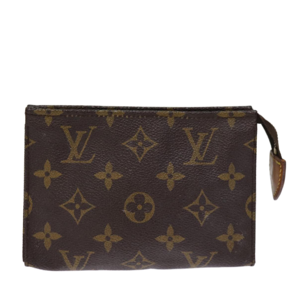 LOUIS VUITTON Monogram Poche Toilette 15 Pouch M47546 LV 74329