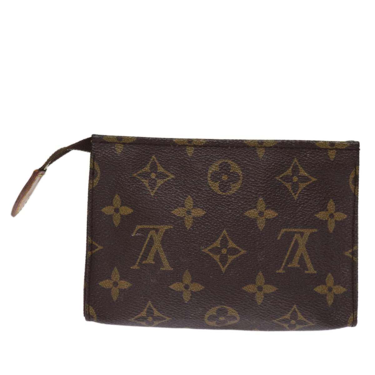 LOUIS VUITTON Monogram Poche Toilette 15 Pouch M47546 LV 74329