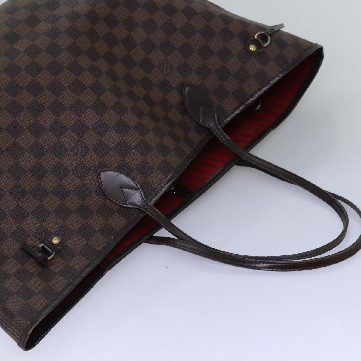 LOUIS VUITTON Damier Ebene Neverfull GM Tote Bag N51106 LV 74337