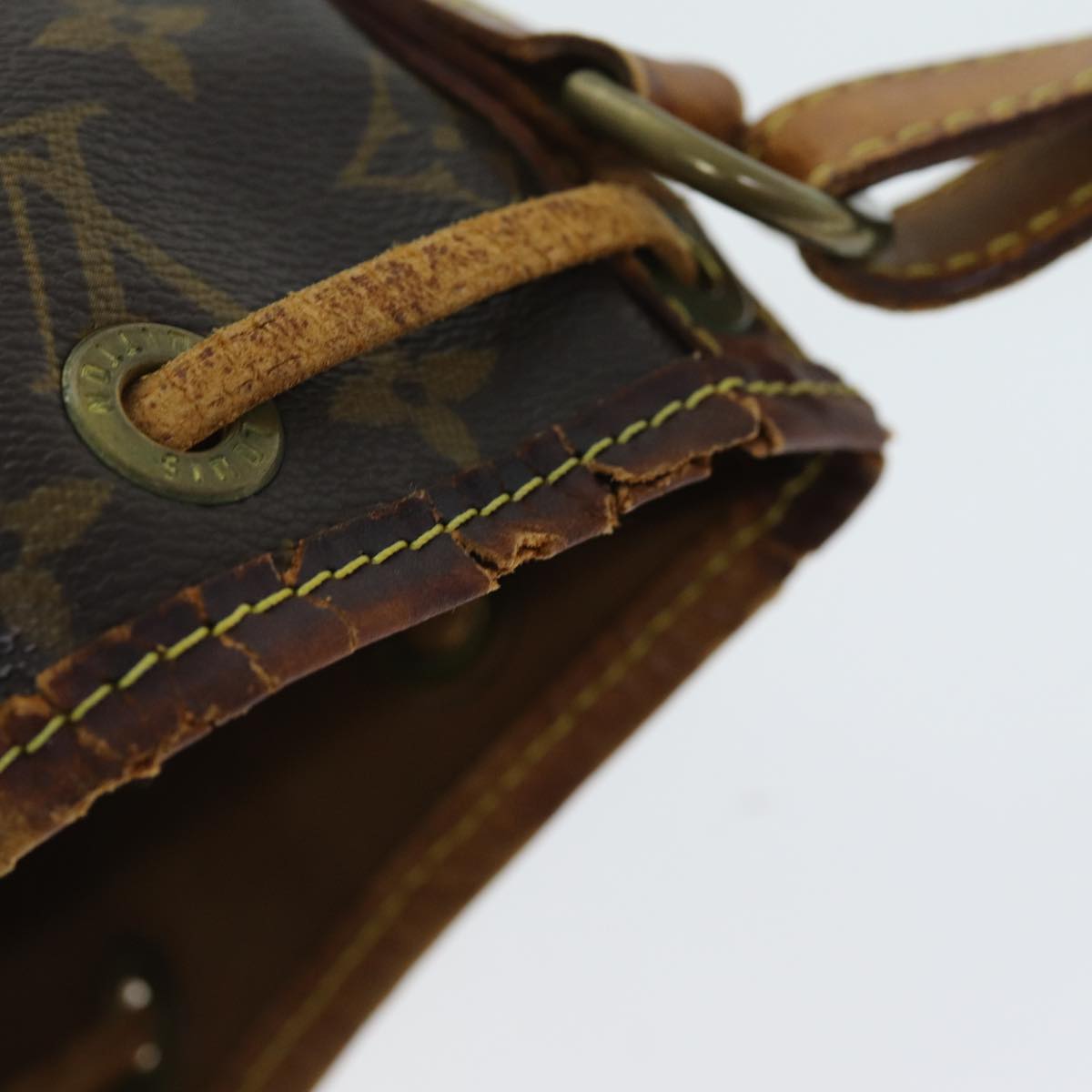 LOUIS VUITTON Monogram Petit Noe Shoulder Bag M42226 LV 74341