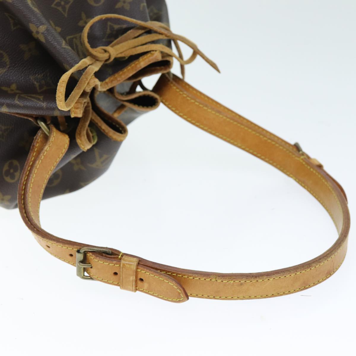 LOUIS VUITTON Monogram Petit Noe Shoulder Bag M42226 LV 74342