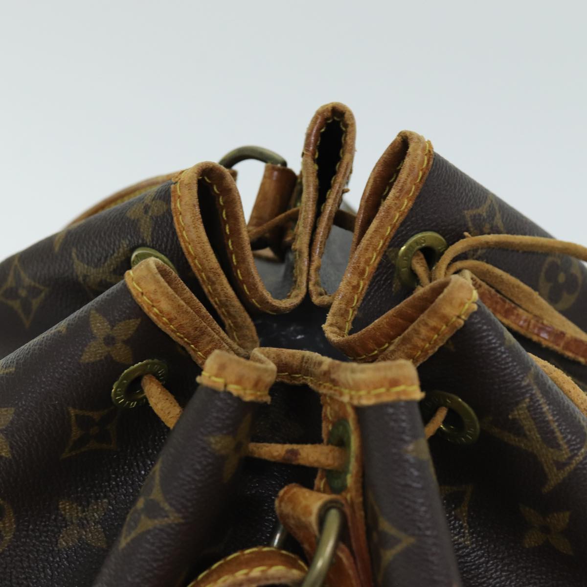 LOUIS VUITTON Monogram Petit Noe Shoulder Bag M42226 LV 74342