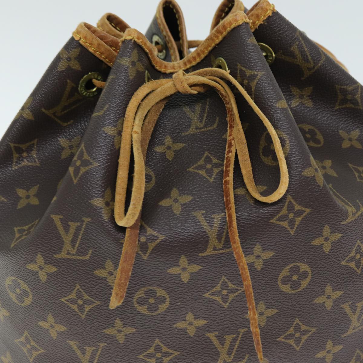 LOUIS VUITTON Monogram Petit Noe Shoulder Bag M42226 LV 74342