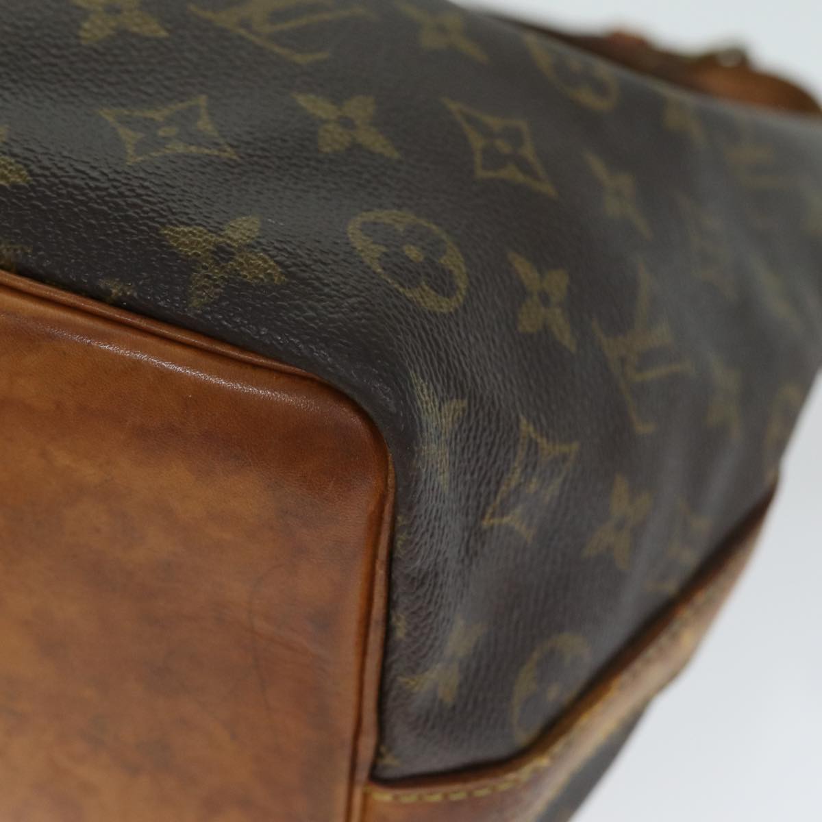 LOUIS VUITTON Monogram Petit Noe Shoulder Bag M42226 LV 74343