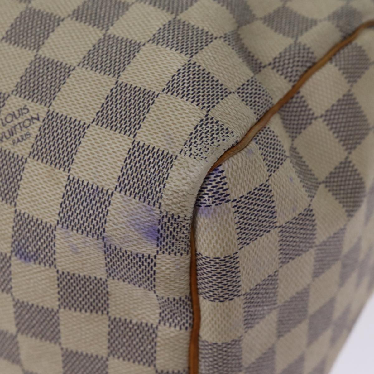 LOUIS VUITTON Damier Azur Speedy 30 Hand Bag N41533 LV 74345