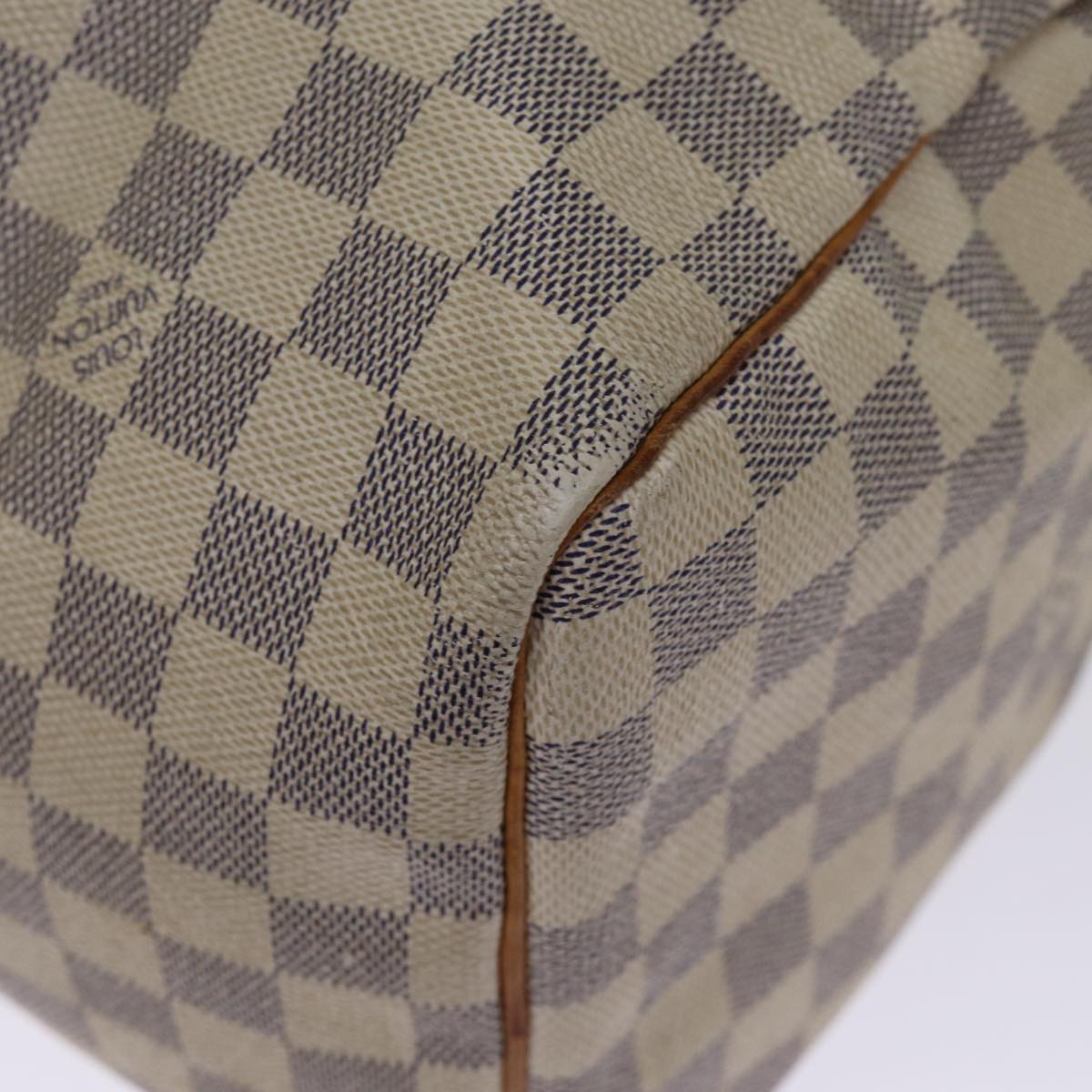 LOUIS VUITTON Damier Azur Speedy 30 Hand Bag N41533 LV 74345