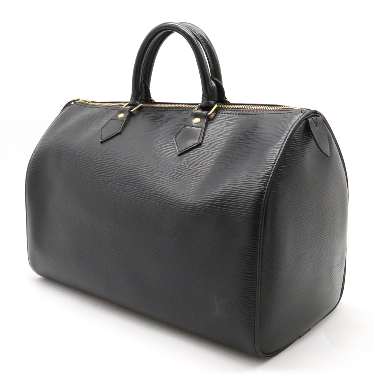 Louis Vuitton Louis Vuitton Epi Speedy 35 Handbag New Black Black M42992