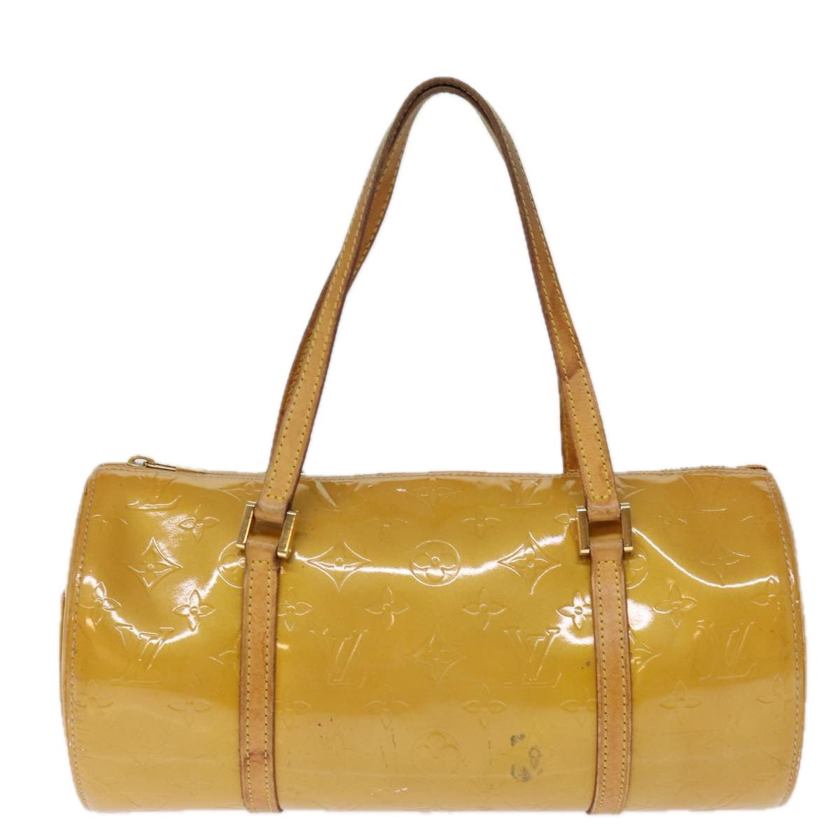 LOUIS VUITTON Monogram Vernis Bedford Hand Bag Beige M91006 LV 74366