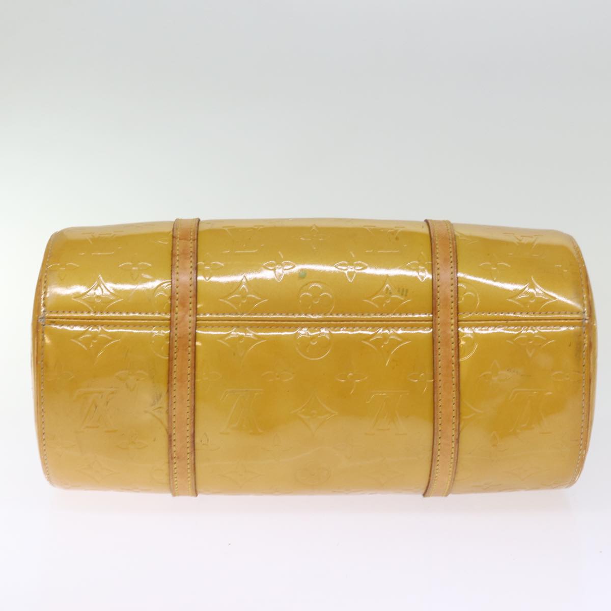 LOUIS VUITTON Monogram Vernis Bedford Hand Bag Beige M91006 LV 74366