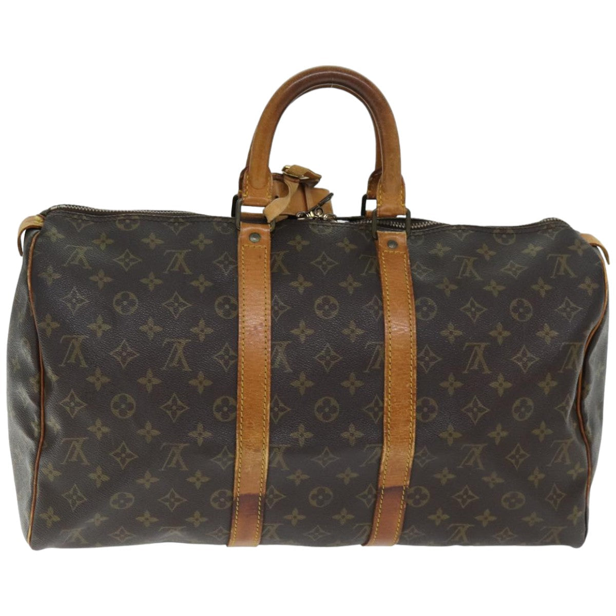 LOUIS VUITTON Monogram Keepall 45 Boston Bag M41428 LV 74369