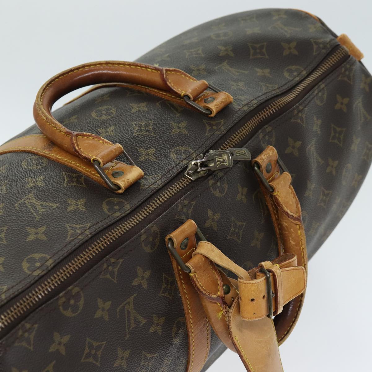 LOUIS VUITTON Monogram Keepall 45 Boston Bag M41428 LV 74369