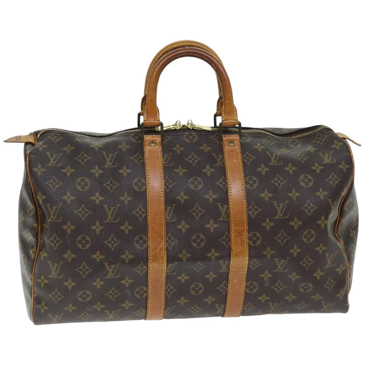 LOUIS VUITTON Monogram Keepall 45 Boston Bag M41428 LV 74370