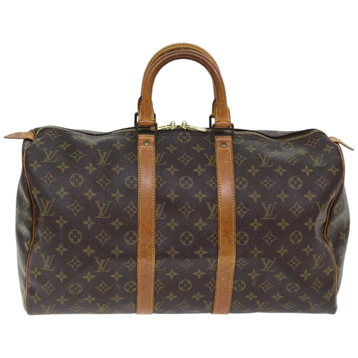 LOUIS VUITTON Monogram Keepall 45 Boston Bag M41428 LV 74370