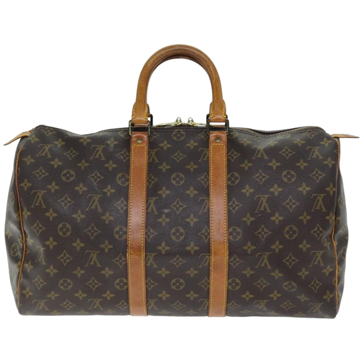 LOUIS VUITTON Monogram Keepall 45 Boston Bag M41428 LV 74370