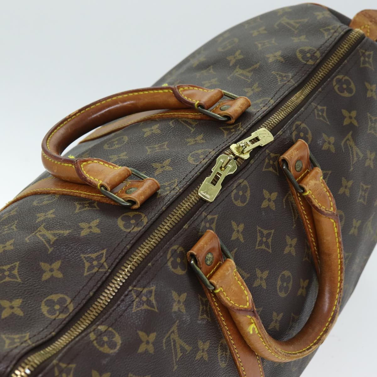 LOUIS VUITTON Monogram Keepall 45 Boston Bag M41428 LV 74370
