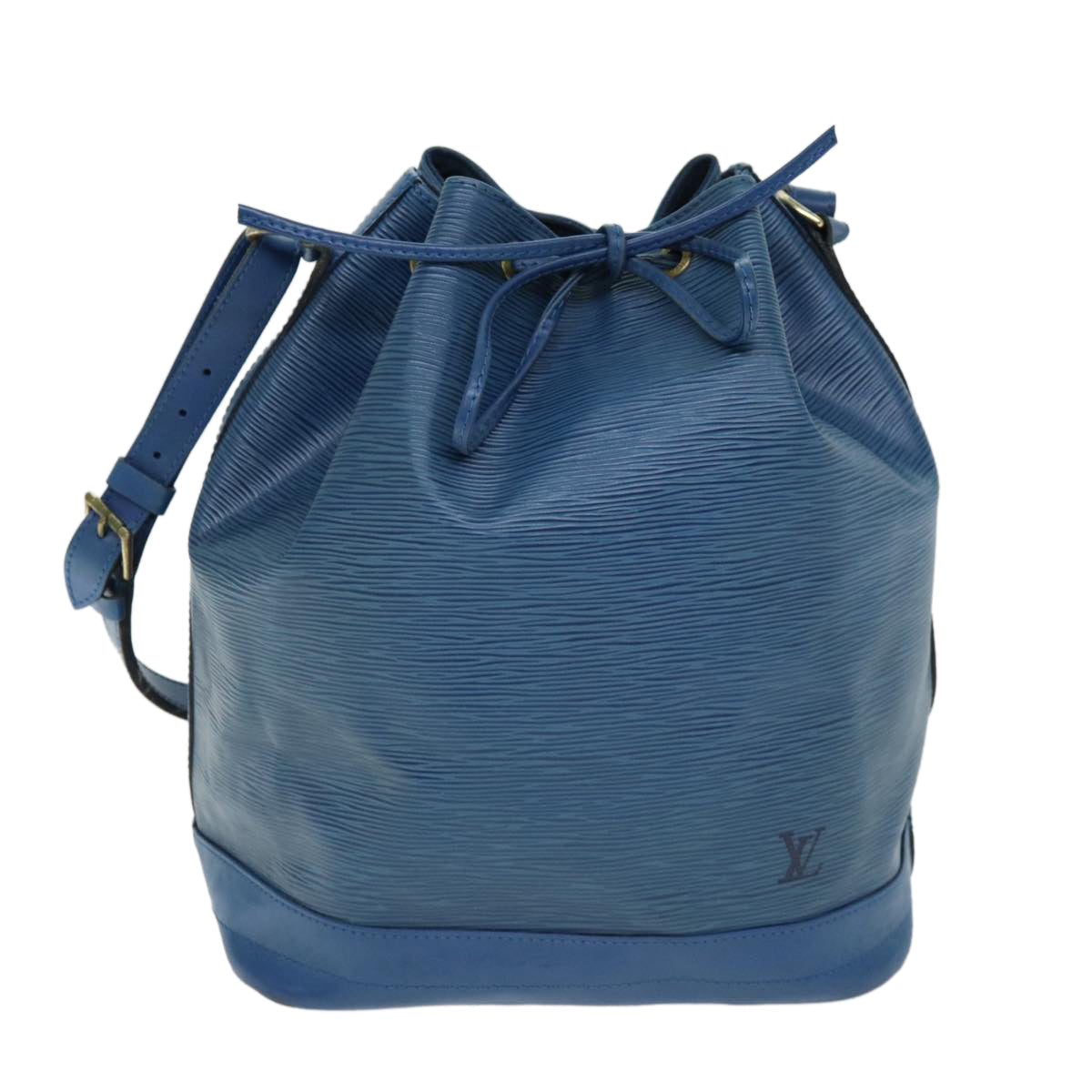 LOUIS VUITTON Epi Noe Shoulder Bag Toledo Blue M44005 LV 74375