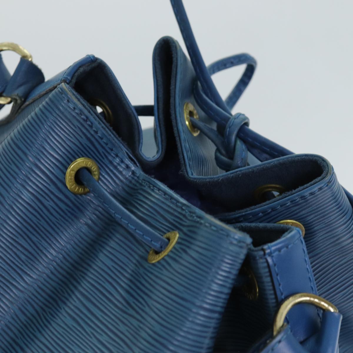 LOUIS VUITTON Epi Noe Shoulder Bag Toledo Blue M44005 LV 74375